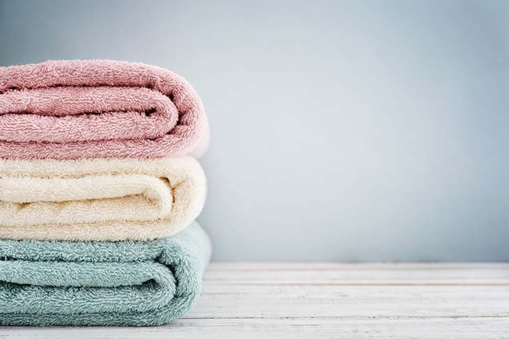 set di asciugamani