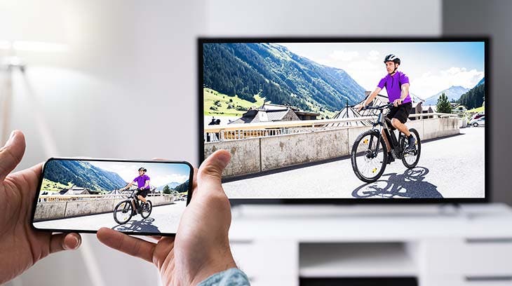 smartphone connecté TV