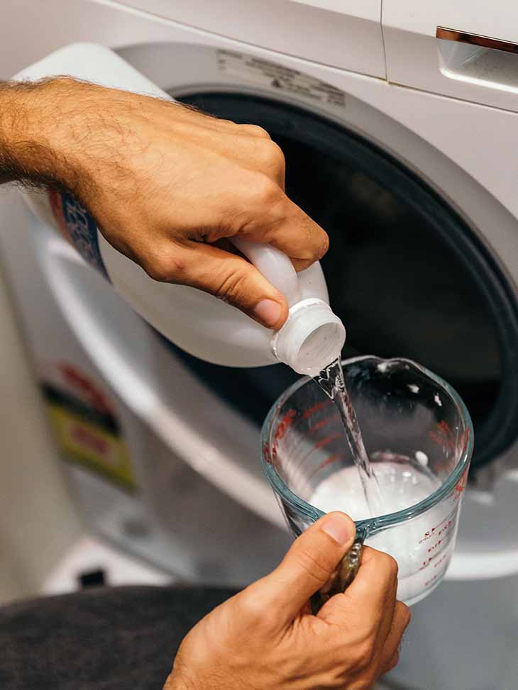 soluzione detergente per lavatrice