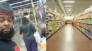 supermarché femme