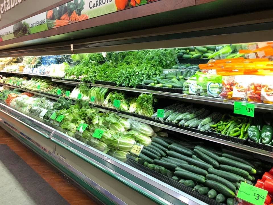 supermarche rayon legume