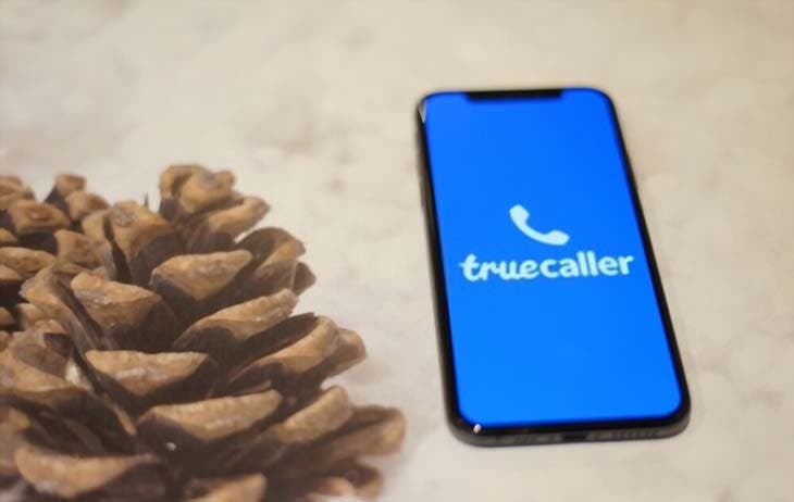 Application True Caller sur téléphone portable