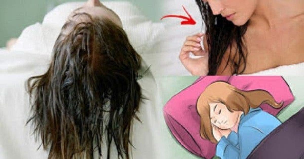 Mesdames, voici pourquoi vous devez absolument arrêter de dormir avec les cheveux mouillés !