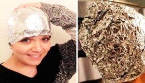 you are wondering what the purpose of the aluminum foil is but this is great trick and delights even the professional hairdressers 1 1
