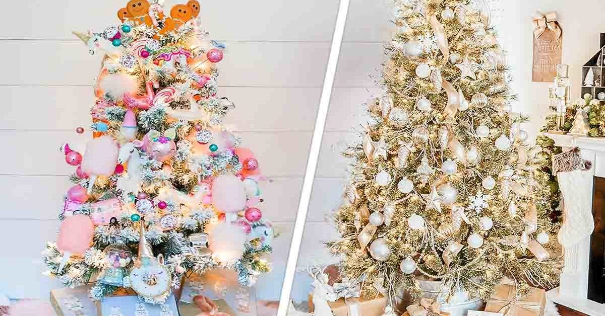 •Sapins de Noël 2022-2023 - les couleurs tendances qui feront fureur cette année !_