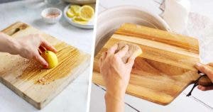 •Voici comment nettoyer la planche en bois en profondeur pour éliminer toute la saleté incrustée_